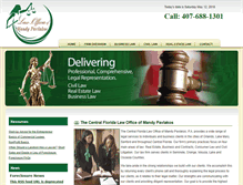 Tablet Screenshot of centralfllaw.com